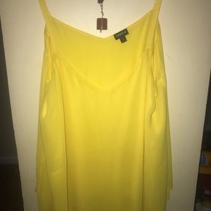 Torrid yellow tank size 2 BNWOT